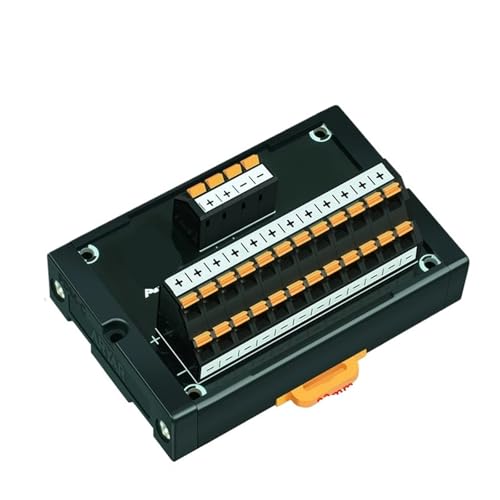 Borniers à ressort connexion rapide rail DIN module distribution alimentation