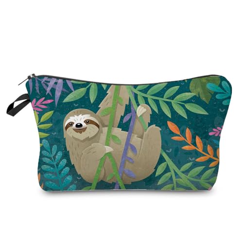Livel lhood Cartoon Sloth Cute Small Makeup Bag