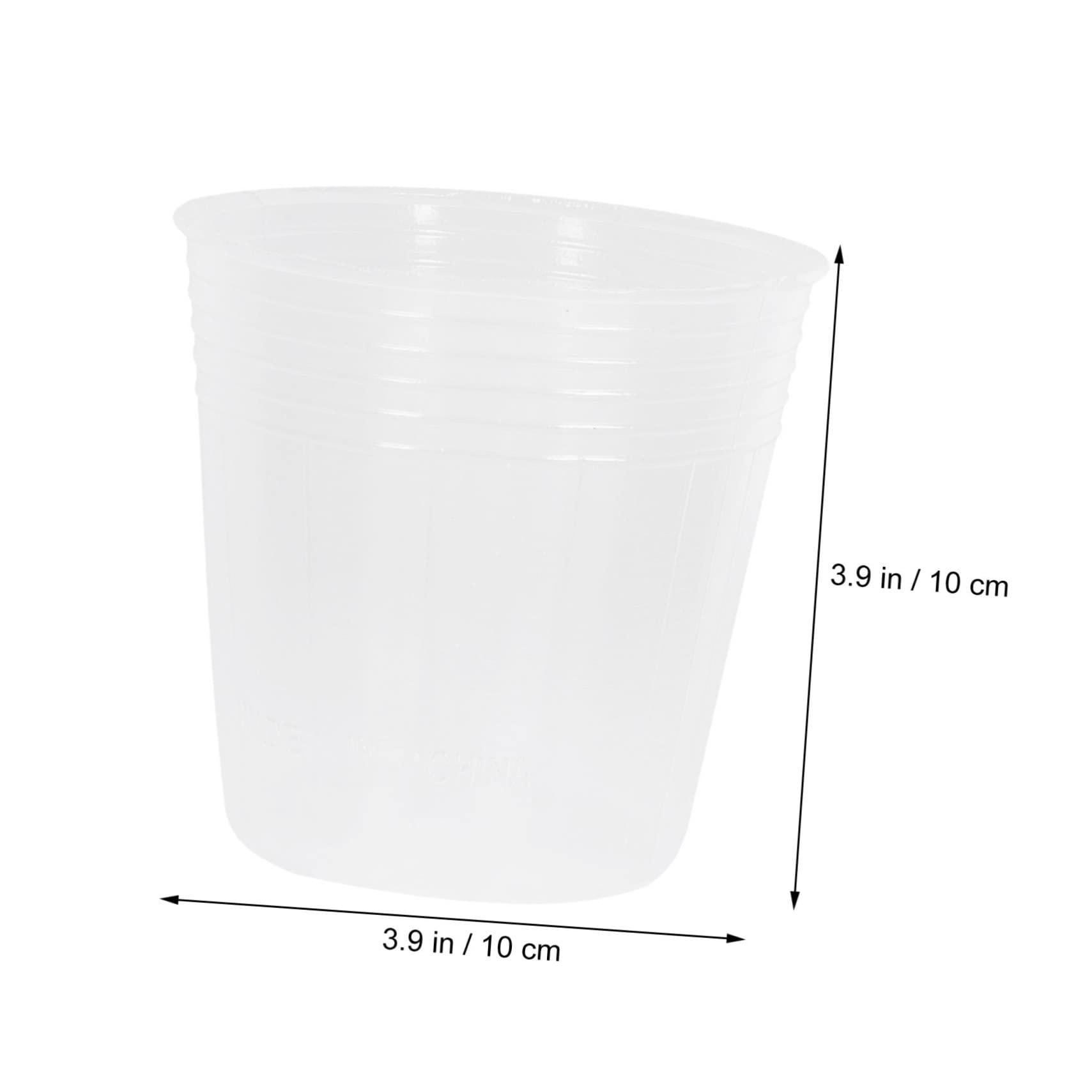 108pièces Pots De Plantations Transparente Contenants De Utiles pour Orchidées Et Succulentes Poches De Jardinage