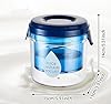 lomonmen Colino per Yogurt Greco,Filtro Yogurt Greco con Coperchio,Separatore di Siero di Latte per Yogurt con Maglia Fine per Yogurt Greco,Succhi di Frutta,Latte,Tè (blu)