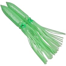 Luminous Octopus Squid Skirts Fishing Lures, 2/5PCS Glow Octopus Skirt Soft Fishing Bait Trolling Fishing Lures Multiple Colors Available Fishing Accessories Saltwater Fishing Tackle