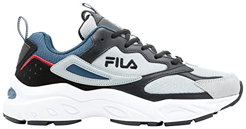 Fila Men's Recollector Sneaker Shoe (Grey/Black/Blue, Numeric_9_Point_5) Fila Men's Recollector Sneaker Shoe (Grey/Black/Blue, Numeric_9_Point_5)