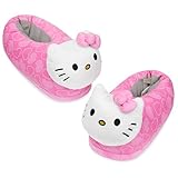 Hello Kitty Design – Schlüpfe in diese superweichen Plüsch Hausschuhe mit einem bezaubernden 3D Hello Kitty Design. Ein Must-have für alle Fans der beliebten Figur
