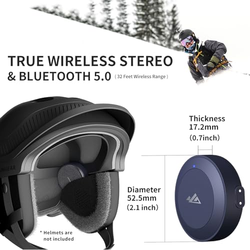 Unigear 1225-3248 Ski Helmet Speakers, True Wireless Stereo Snowboard Headphones thumb #2