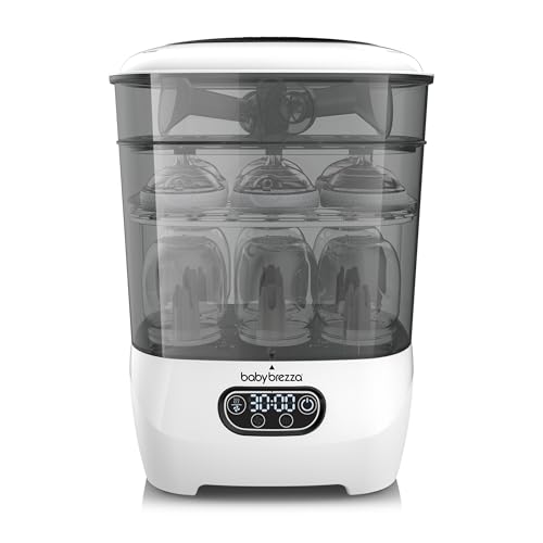 Baby Brezza Bottle Sterilizer and Dryer Advanced – 33% Faster