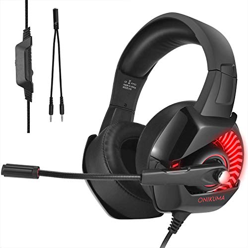 CHEREEKI Stereo Gaming Headset for PS4, PC, Xbox One...
