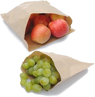 The Paper Bag company Kraft Paper Bags, Brown, 10 x 10-Inch, Pack 100