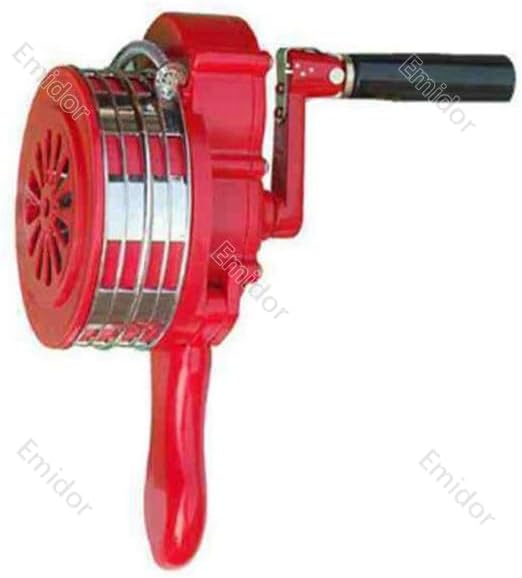 TokyoDoor-您通往日本購物世界的專屬之門(日本代購 - 日本網站代買服務首選) Emidor 手動サイレン、手回しハンドル、電源不要、大音量、折りたたみ式、音量調節可能、アルミ合金、ポータブル、緊急ラジオ、防災訓