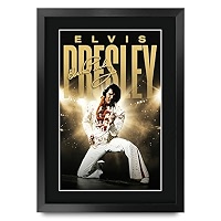 HWC Trading Elvis Presley Signed A4 Printed Autograph Music Print