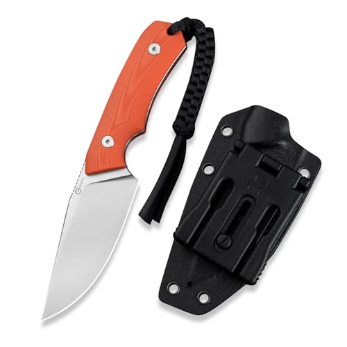 CIVIVI Gander Fixed Blade Knife with Sheath, 3.63" 14C28N Blade C24058B-1