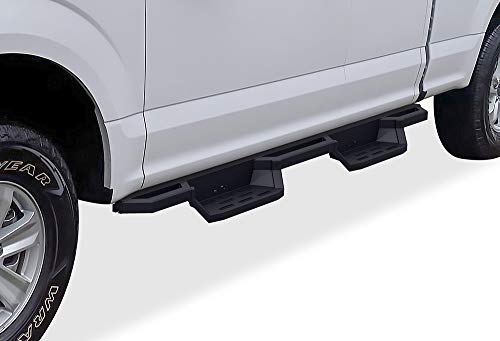 APS Drop Steps Running Boards Rocker Slider Compatible with Ford F150 2015-2023 Super Cab & F-250 F-350 Super Duty 2017-2022
