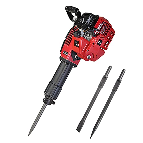 52CC Benzinhammer, 1900W Abbruchhammer Benzin Jack Drill Betonbrecher zum Graben von Bäumen Ausheben von Bodengestein…