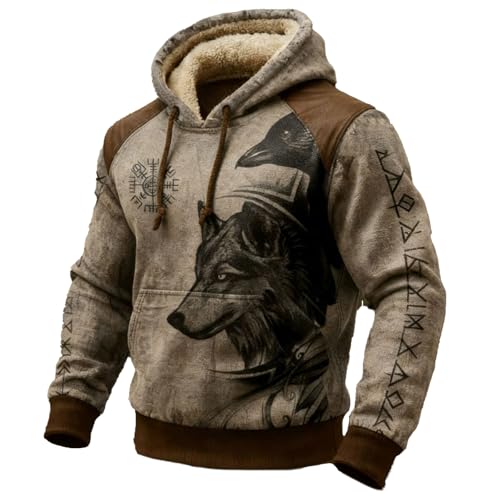 Veste à capuche homme chaude en coton style streetwear