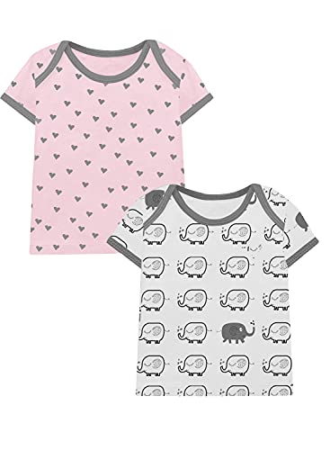 Image of A.T.U.N. (ALL THINGS UBER NICE) Unisex Kids Cotton Printed Regular T-Shirt (Pack of 2)