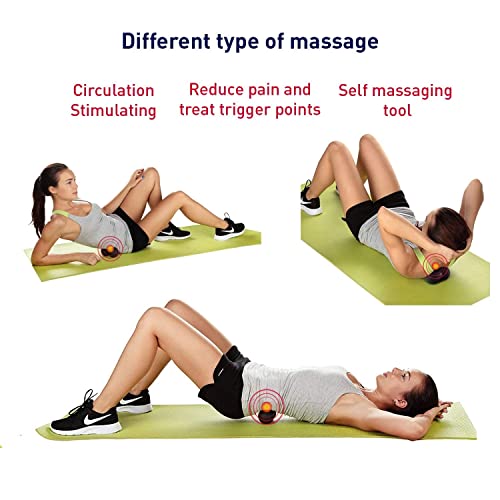 Image of Bodylastics Peanut Massage Ball For Total Body Deep Tissue Massage, Physiotherapy, Trigger Point Therapy, Muscle Knots, Myofascial Release