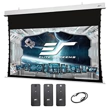 Elite Screens Evanesce Tab-Tension B CineGrey 5D, 126-inch 169, in Ceiling Concealed Electric Motorized Drop Down Projector Screen w Ambient Light Rejecting CG5D Projection Material, ETB126HD5-E10