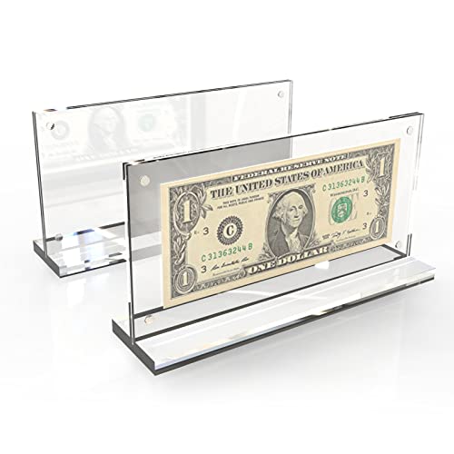 Soportes Acrílicos para Billetes 10x20 cm, 2 piezas miniatura 1