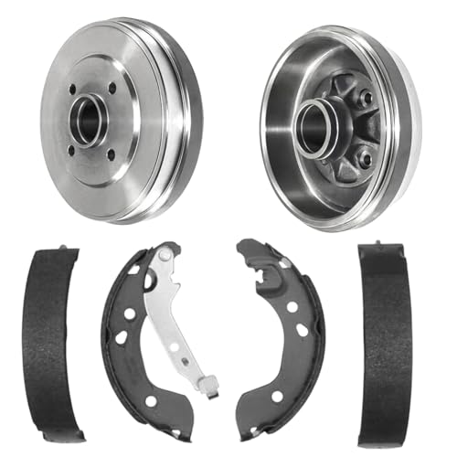 Image of Detroit Axle - 1.6L Rear Brake Kit for 2015-2017 Nissan Micra