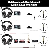 OneOdio Over Ear Kopfhörer mit Kabel, HiFi Studiokopfhörer mit Hi-Res, 50mm Treiber, Share-Port...