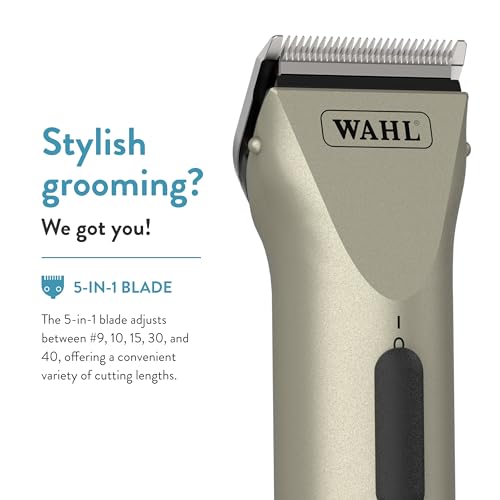 Wahl ARCO SE Professional Cordless Pet Clipper Kit by Wahl Professional Animal, Cromado - Imagen 4