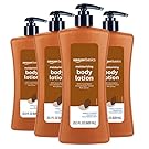 Amazon Basics Cocoa Butter Body Lotion, Lightly Scented, 20.3 Fl Oz, Pack of 4