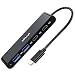 Produktbild LDLrui USB-C-Multiport-Adapter [kein Aufladen und Video-Ausgang], USB-C-Hub mit 2 USB-C- und 2 USB-A-Ports für MacBook Air, iMac, Mac Mini, XPS, iPhone 15 Pro/Pro Max zur Erweiterung der Anschlüsse,