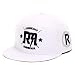 Produktbild Axlgw Herren Fashion Erwachsene verstellbare Baseballkappe Vier Jahreszeiten Rn bestickt Freizeit Snapback Unisex Hut Hip-Hop Caps-weiß _ verstellbar