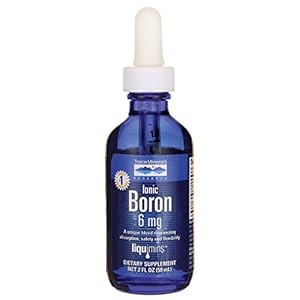 Trace Minerals | Liquid Ionic Boron | 6 mg Boron | Supports Normal Bone Metabolism, Brain Function & Joint Health | With…