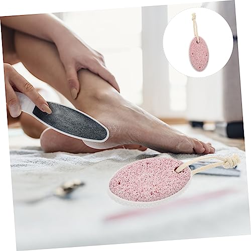 Healeved 2 Unidades pedra de fricção de pedra vulcânica ferramentas de pedicura calo do pé esfoliant