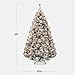 Best Choice Products Pre-Lit Artificial Christmas Tree, 6ft Snow Flocked Design Pine Tree, Full Appearance Snowy w/Easy Assembly, Metal Stand