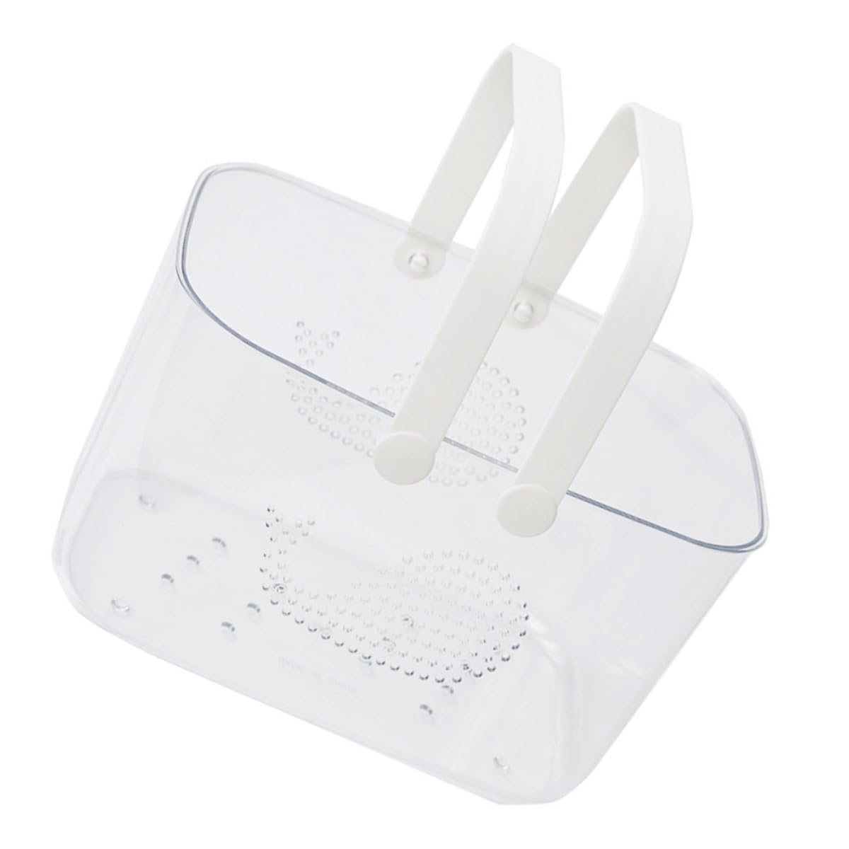 GLEAVI Bathroom Organizer Storage Basket with Handle Large Capacity Plastic Shower Caddy Tote for Home and Dormitory Toiletries