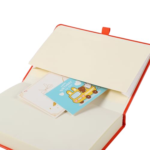 Journal pour écrire pftvalue en papier 100g/m² avec couverture rigide orange - 8