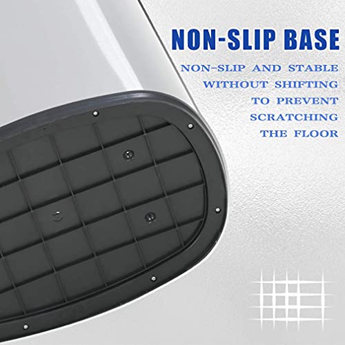 Fdw Garbage Can 13 Gallon 50 Liter Kitchen Trash Can For Bathroom Bedroom Home Office Automatic Touch Free High-Capacity With Lid Brushed Stainless Steel Waste Bin #TOP5