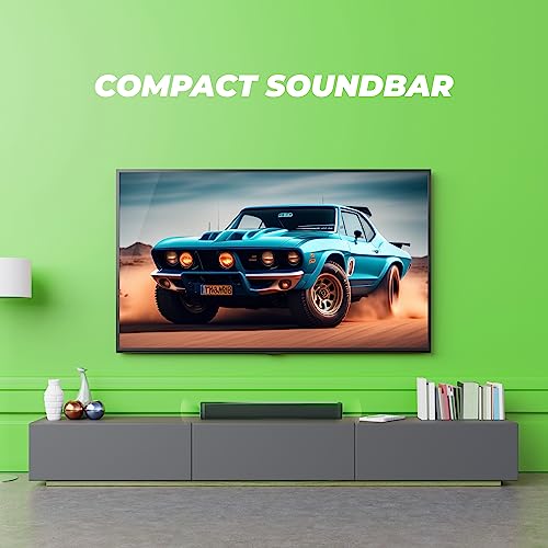 Image of ZEBRONICS Juke BAR 2601 60W Output, Powerful soundbar, Bluetooth 5.0, HDMI (ARC), USB, Retro Style Volume Controller, Remote Control and LED Indicator