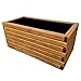 HolzGarden Pflanzkübel Holz Rechteckig 80x40x40 cm Imprägniert Farbe Pinia Wetterfest Blumenkasten Blumentopf Groß Außen Balkon Garten Pflanzkasten Outdoor 88l Serie FORNEA
