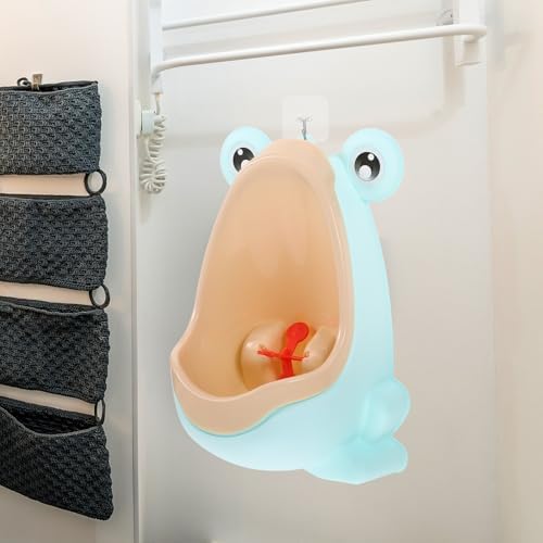 SEWACC Cartoon Pp Frog Potty Standing for Green Urinal, Boys - 5