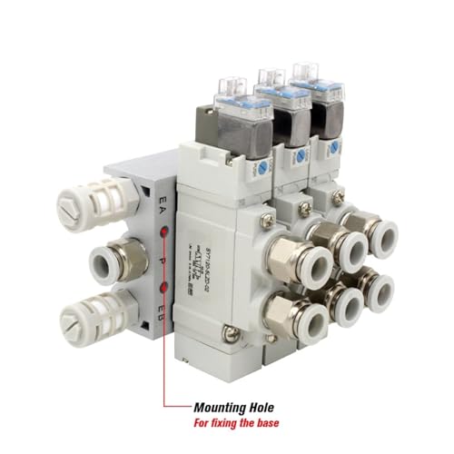 Válvula solenoide SY7120 para evitar retrasos en control electrónico de cilindros de 6mm 6