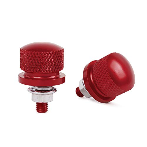 XX ecommerce Paire de supports de plaque d'immatriculation universels M6 pour plaque d'immatriculation Cover