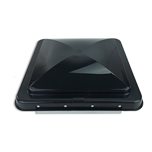 14"x 14" RV Replacement Roof Vent Cover Black Camper (Trailer) Roof