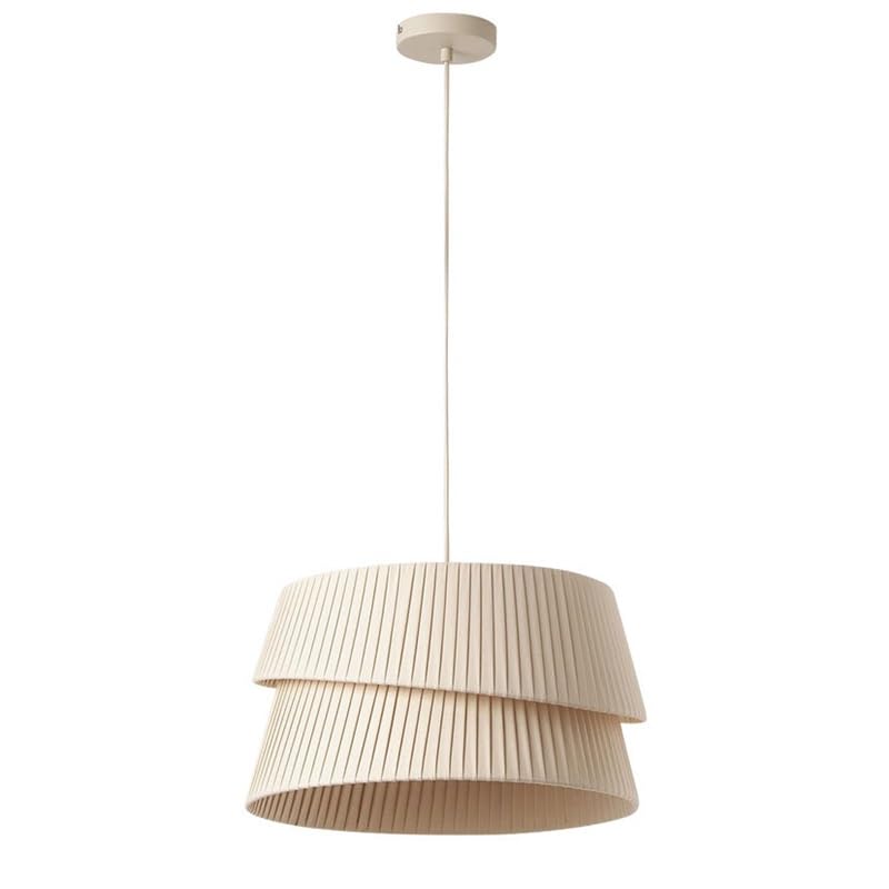 CGTENBS Lámpara colgante de tela plisada blanca Lámpara colgante de araña Creme Fraiche El norte de Europa es una lámpara colgante simple, cálida y romántica de altura ajustable con base E27 for sala