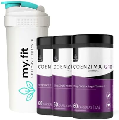 Kit 3x COQ-10 100mg por Softgel, Total 180 Doses - Fórmula Sinérg...