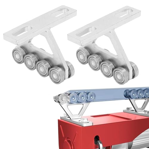 8 Wheels Trolley Assembly, 8 Wheel Trolley Assembly Load Capacity 2700 Lbs Silent Operatio Carbon Steel High Impact for, Beam Trolleys