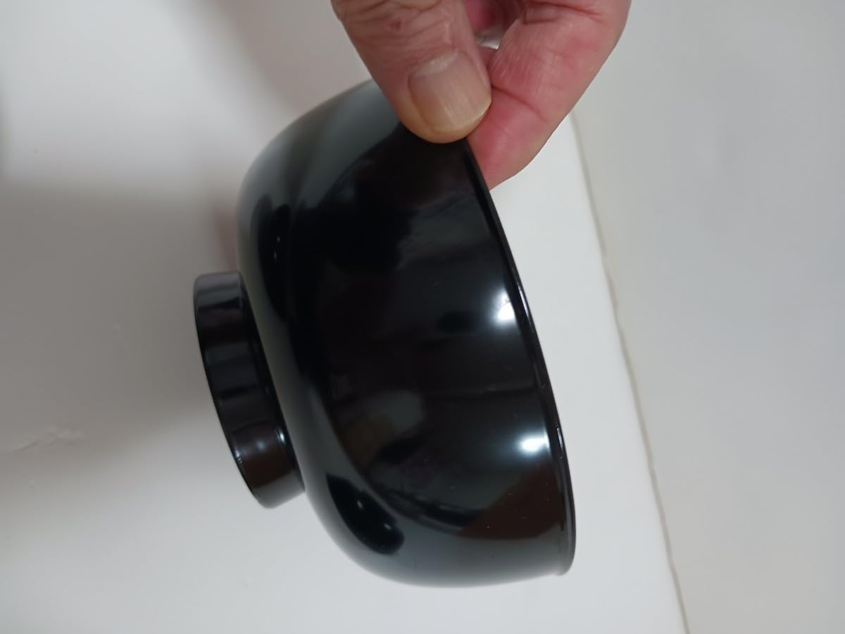 Amazon.co.jp: 茶道具 懐石道具 四つ椀 黒真塗り 小丸椀（飯椀＆汁椀