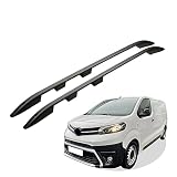 Barras De Techo Portaequipajes Longitudinal para Toyota Proace Verso L2 2016,aleación de Aluminio Rieles de Techo Coche Bacas Barra