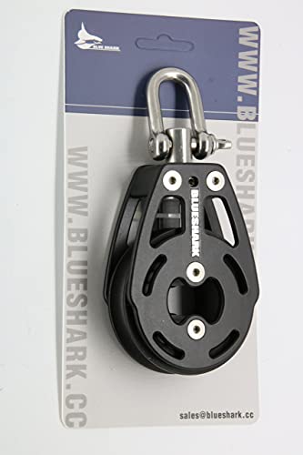 Blue Shark-Sailing Pulley Aluminum Blocks Ball Bearing 57Mm Single Swivel 2310 #TOP3
