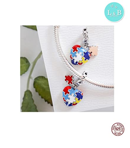 Berloque SÍMBOLO AUTISMO em Prata 925