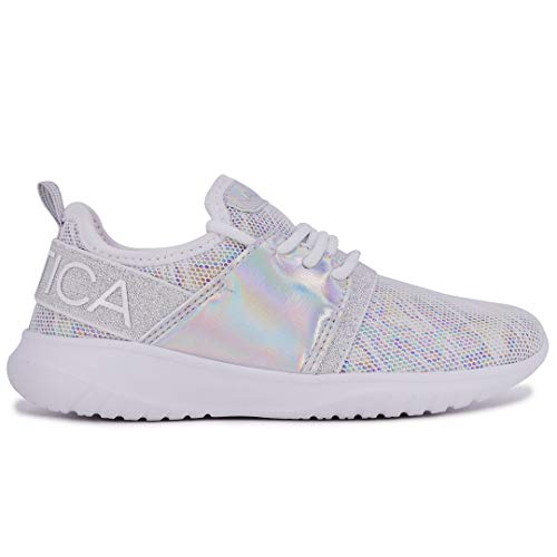 Nautica Kids Girls Metallic Fashion Sneaker Lace-Up Athletic Running Shoe I kappil I (Big Kid - Little Kid - Toddler)2