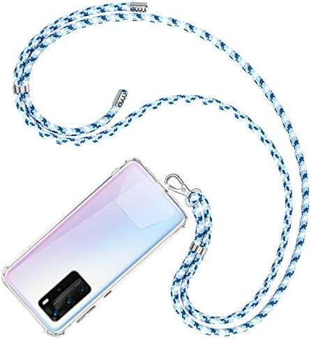 COCASES Phone Strap, Hanging Mobile Phone Lanyard Holder With 2 Pieces Clear Patch (Colorful Purple)