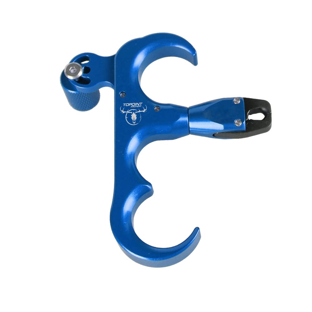 SHARROW Disparadores de Tiro con Arco Thumb Release Aids Arco Compuesto 3 Dedos Automático Ayuda de liberación