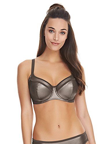Haut de maillot de bain paddé Mercury Gunmetal